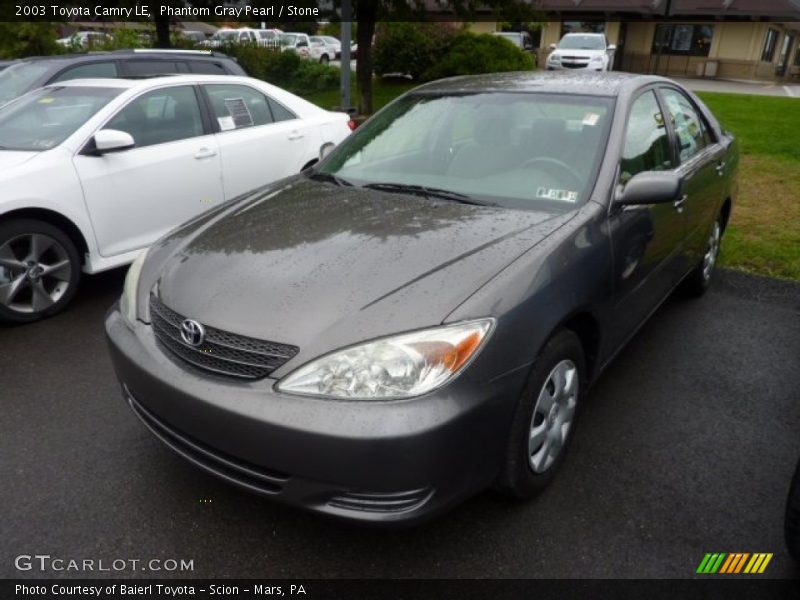 Phantom Gray Pearl / Stone 2003 Toyota Camry LE