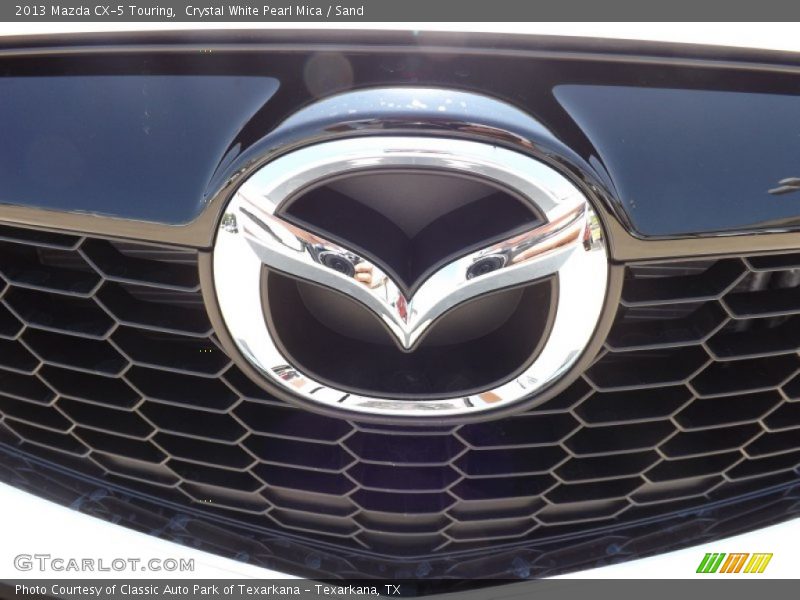 Crystal White Pearl Mica / Sand 2013 Mazda CX-5 Touring