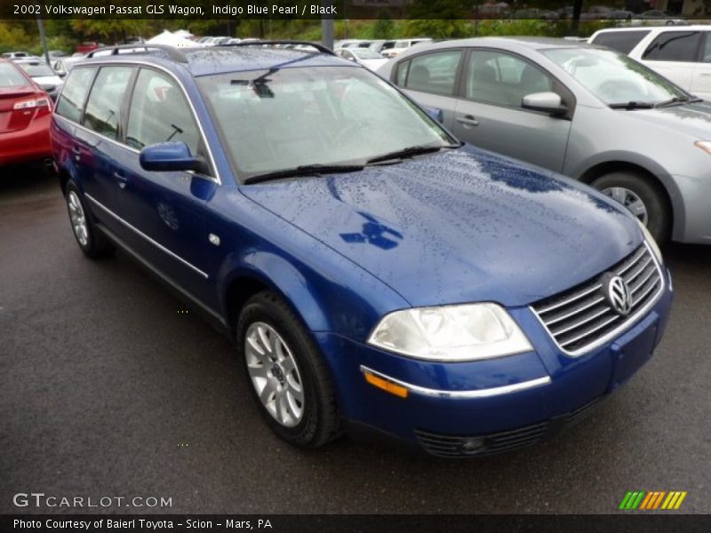 Indigo Blue Pearl / Black 2002 Volkswagen Passat GLS Wagon