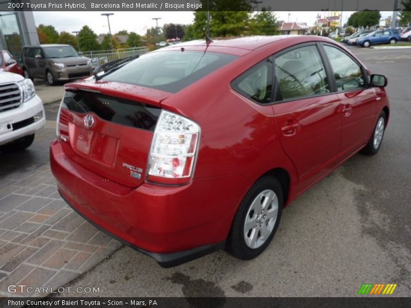 Barcelona Red Metallic / Bisque Beige 2007 Toyota Prius Hybrid