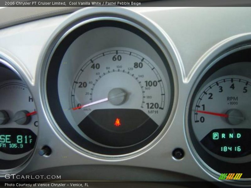 Cool Vanilla White / Pastel Pebble Beige 2006 Chrysler PT Cruiser Limited