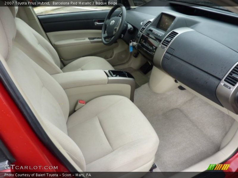 Barcelona Red Metallic / Bisque Beige 2007 Toyota Prius Hybrid