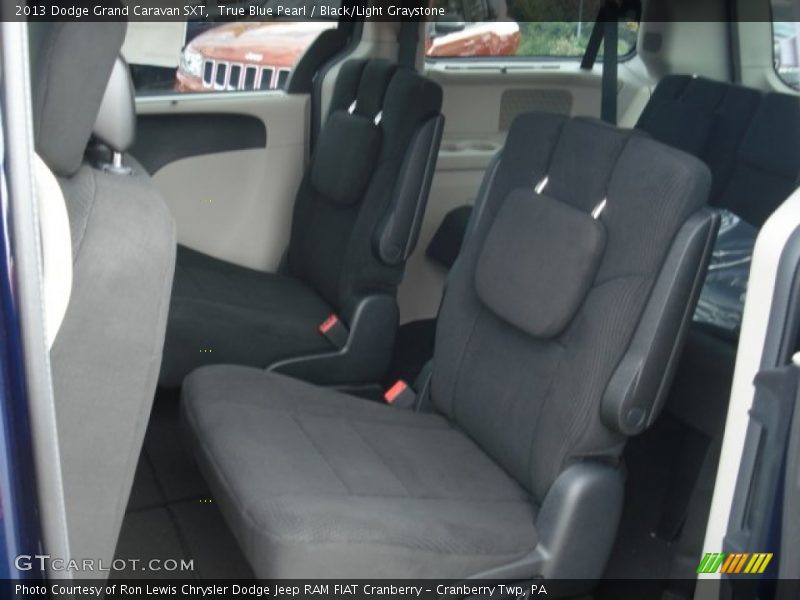True Blue Pearl / Black/Light Graystone 2013 Dodge Grand Caravan SXT