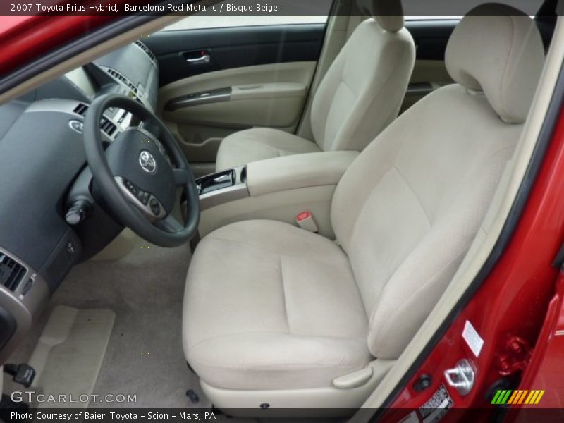 Barcelona Red Metallic / Bisque Beige 2007 Toyota Prius Hybrid