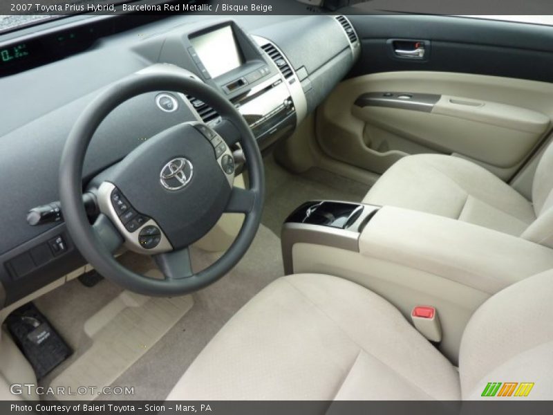 Barcelona Red Metallic / Bisque Beige 2007 Toyota Prius Hybrid