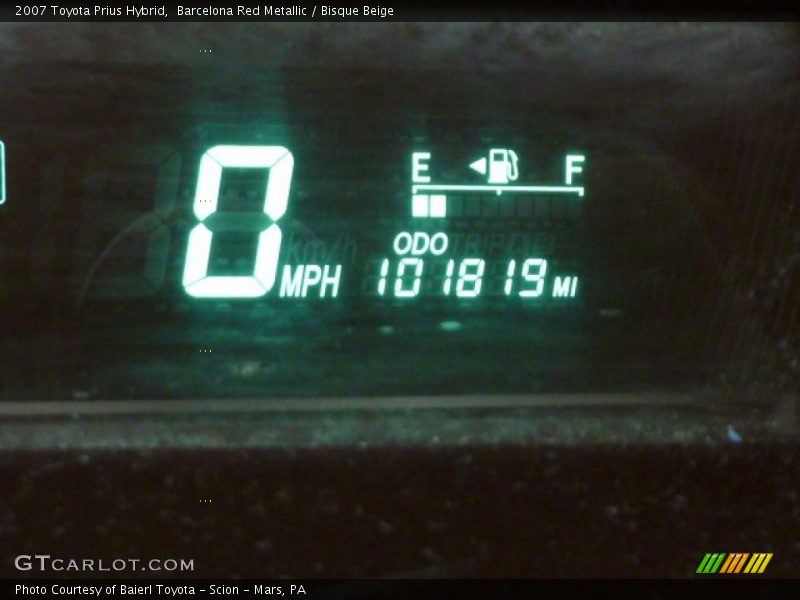 Barcelona Red Metallic / Bisque Beige 2007 Toyota Prius Hybrid
