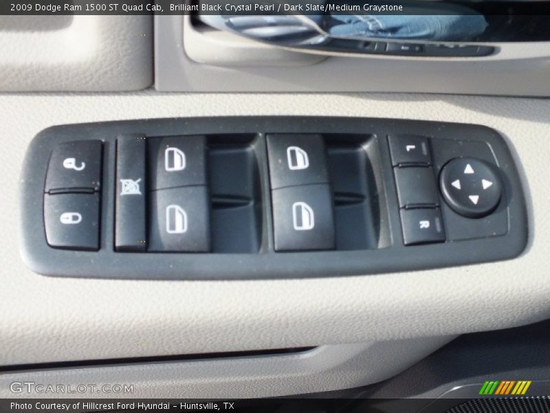 Brilliant Black Crystal Pearl / Dark Slate/Medium Graystone 2009 Dodge Ram 1500 ST Quad Cab