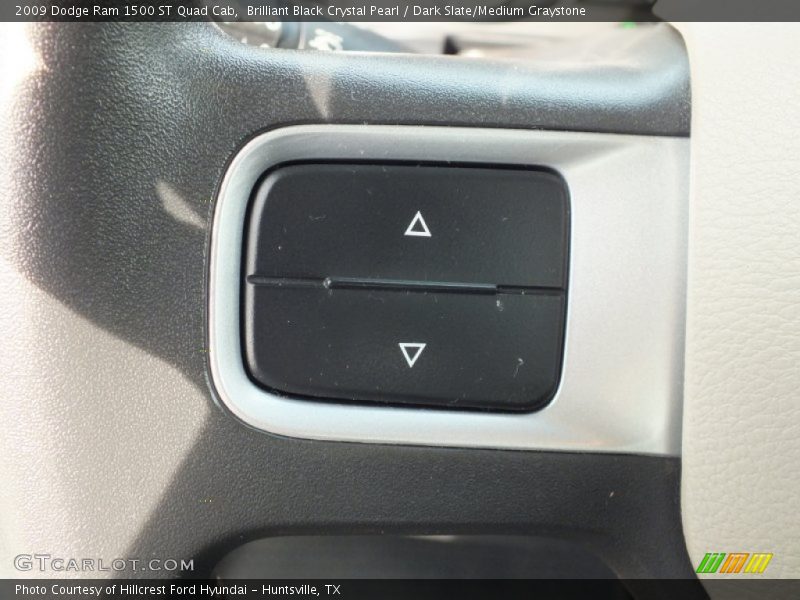 Brilliant Black Crystal Pearl / Dark Slate/Medium Graystone 2009 Dodge Ram 1500 ST Quad Cab