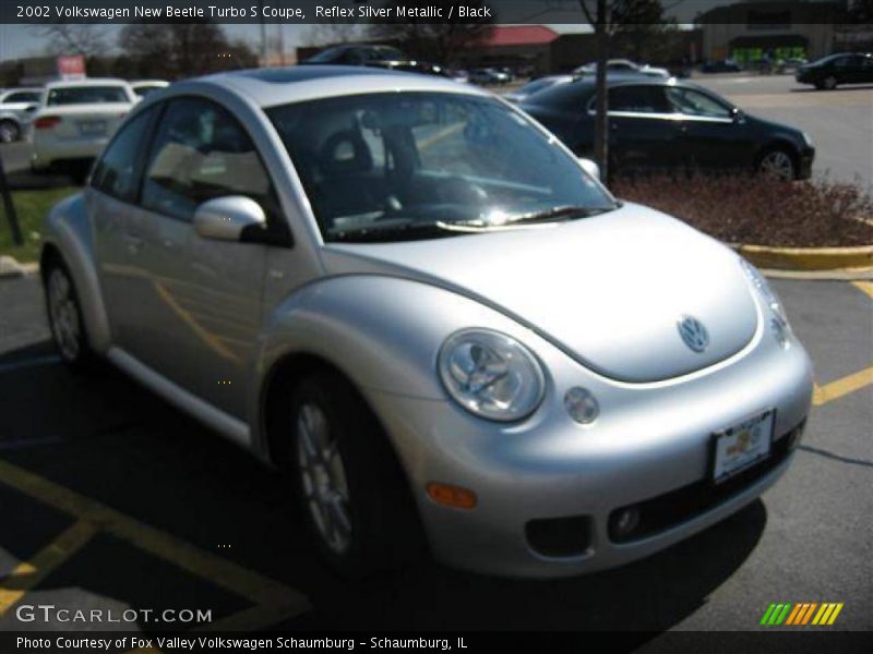 Reflex Silver Metallic / Black 2002 Volkswagen New Beetle Turbo S Coupe