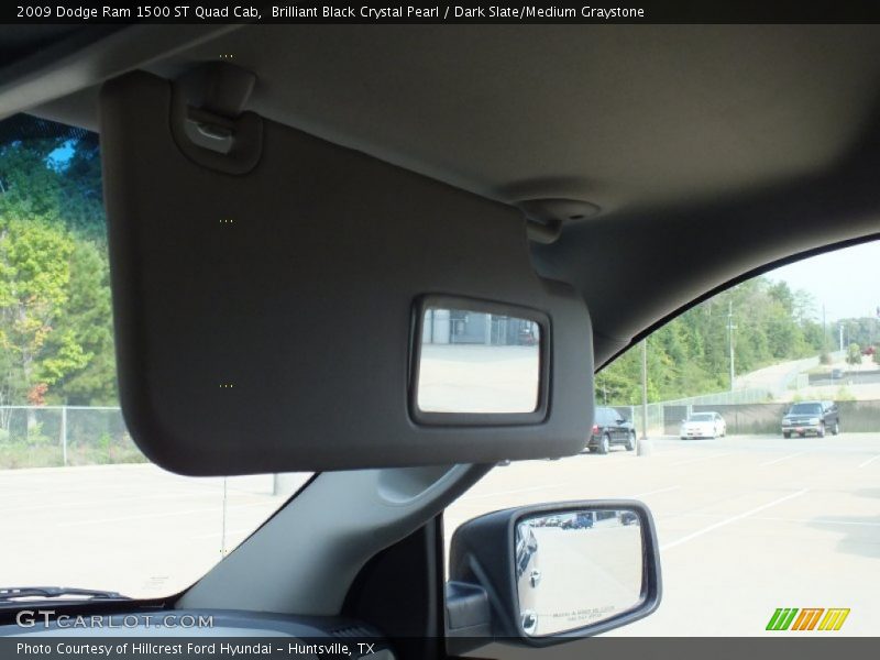 Brilliant Black Crystal Pearl / Dark Slate/Medium Graystone 2009 Dodge Ram 1500 ST Quad Cab
