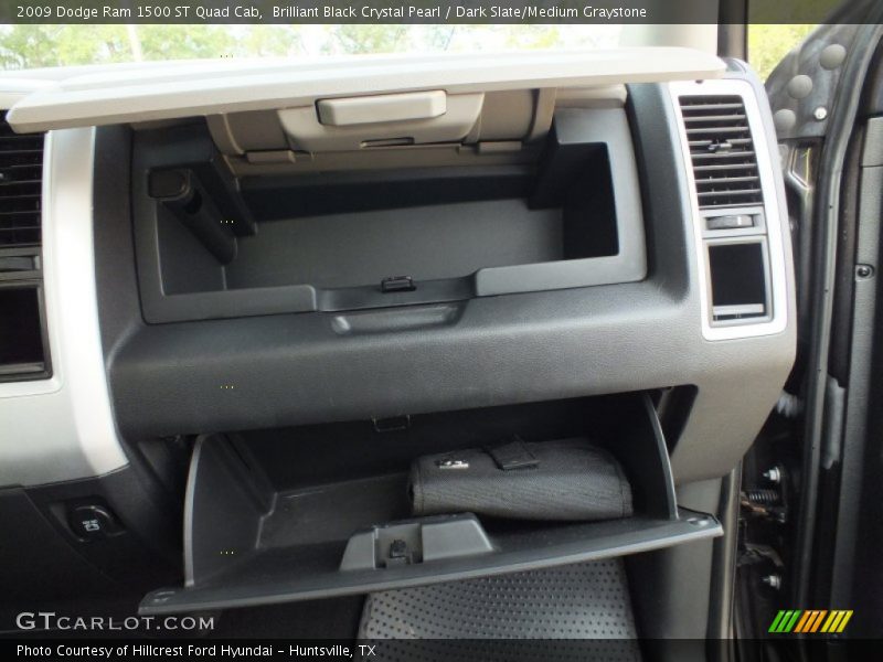 Brilliant Black Crystal Pearl / Dark Slate/Medium Graystone 2009 Dodge Ram 1500 ST Quad Cab