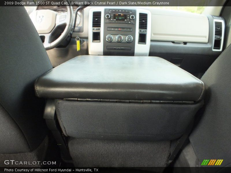 Brilliant Black Crystal Pearl / Dark Slate/Medium Graystone 2009 Dodge Ram 1500 ST Quad Cab