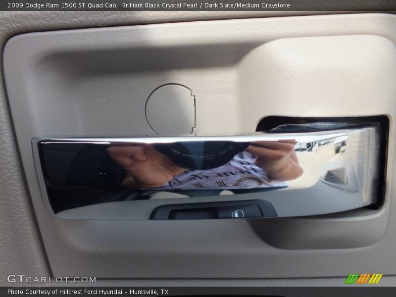Brilliant Black Crystal Pearl / Dark Slate/Medium Graystone 2009 Dodge Ram 1500 ST Quad Cab