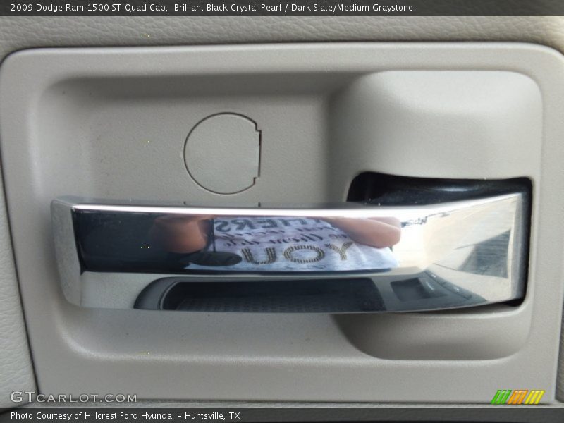 Brilliant Black Crystal Pearl / Dark Slate/Medium Graystone 2009 Dodge Ram 1500 ST Quad Cab
