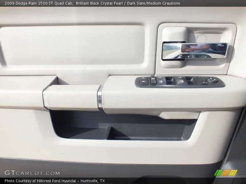 Brilliant Black Crystal Pearl / Dark Slate/Medium Graystone 2009 Dodge Ram 1500 ST Quad Cab