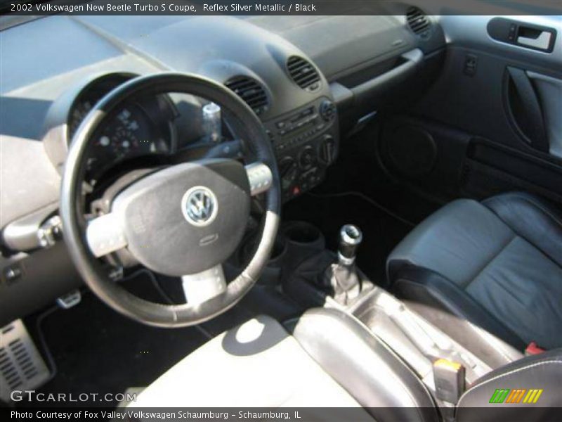 Reflex Silver Metallic / Black 2002 Volkswagen New Beetle Turbo S Coupe