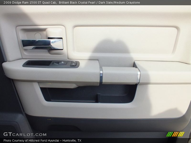 Brilliant Black Crystal Pearl / Dark Slate/Medium Graystone 2009 Dodge Ram 1500 ST Quad Cab