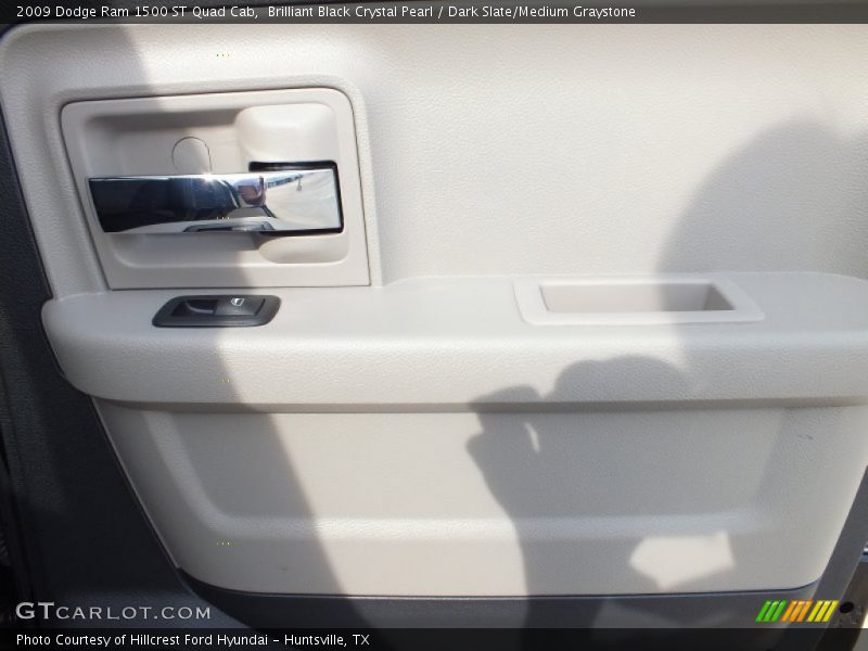 Brilliant Black Crystal Pearl / Dark Slate/Medium Graystone 2009 Dodge Ram 1500 ST Quad Cab