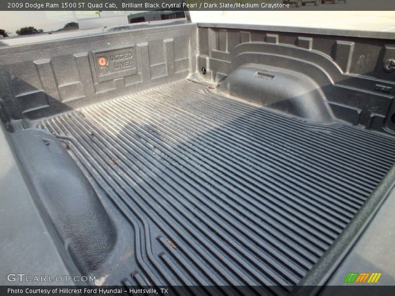 Brilliant Black Crystal Pearl / Dark Slate/Medium Graystone 2009 Dodge Ram 1500 ST Quad Cab