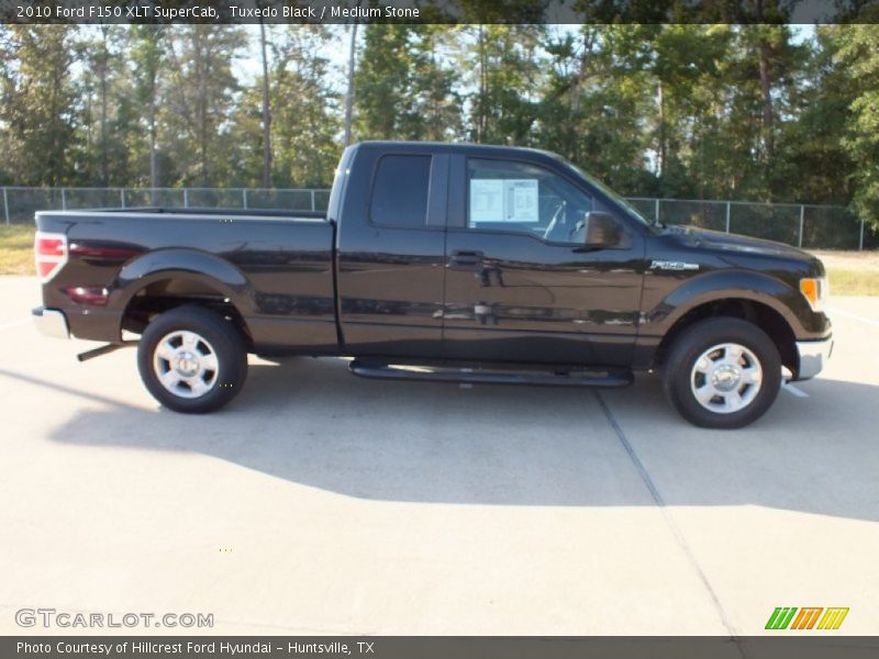 Tuxedo Black / Medium Stone 2010 Ford F150 XLT SuperCab