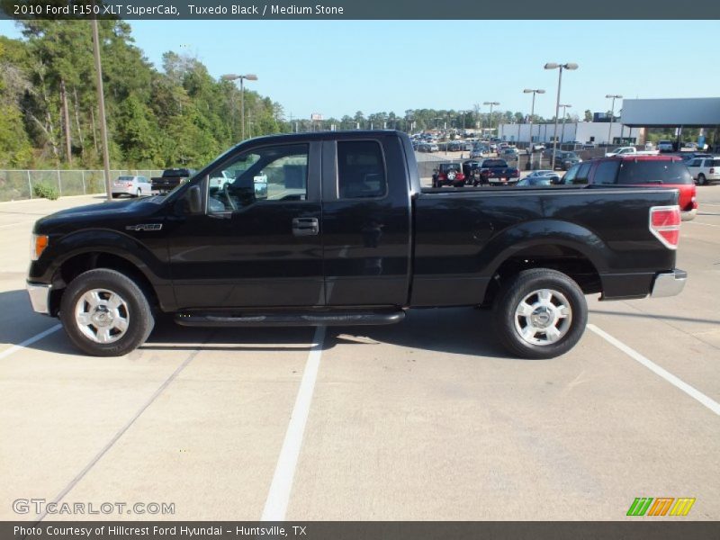 Tuxedo Black / Medium Stone 2010 Ford F150 XLT SuperCab