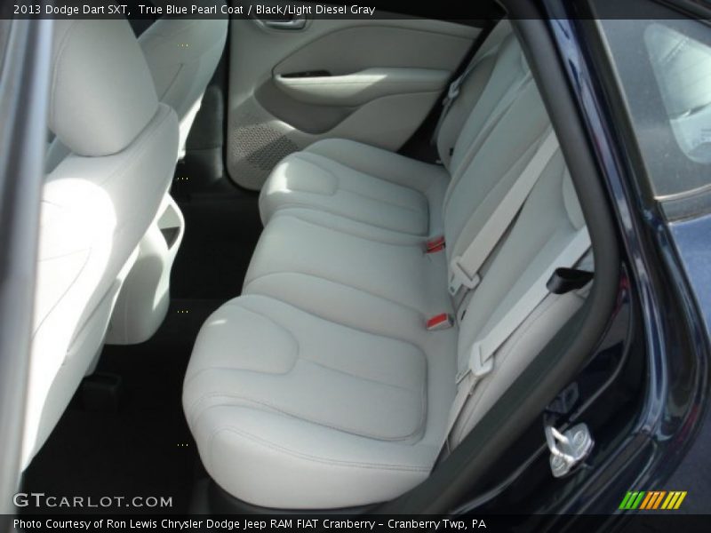 True Blue Pearl Coat / Black/Light Diesel Gray 2013 Dodge Dart SXT