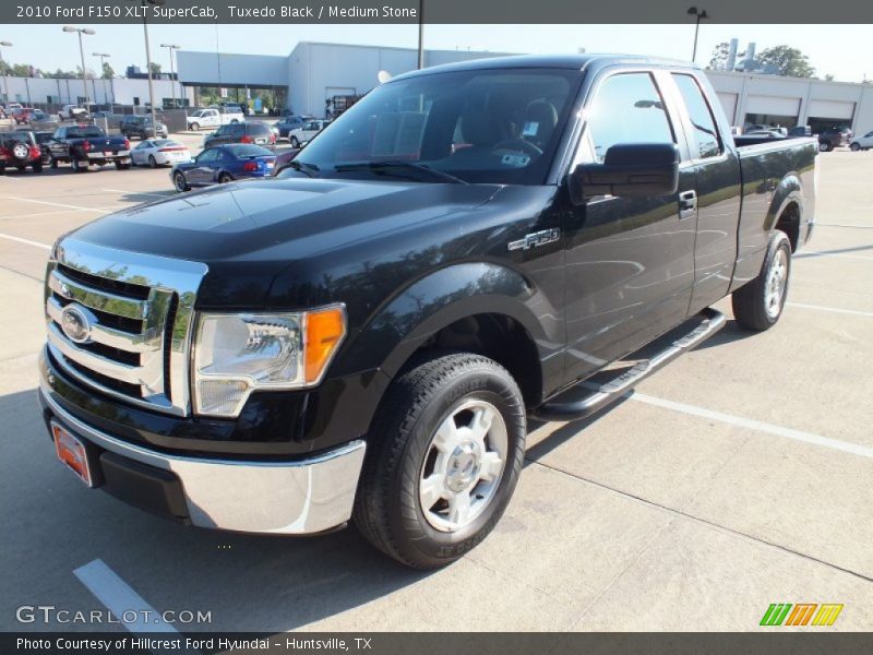 Tuxedo Black / Medium Stone 2010 Ford F150 XLT SuperCab