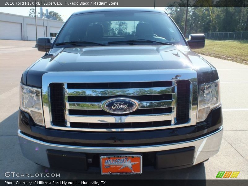 Tuxedo Black / Medium Stone 2010 Ford F150 XLT SuperCab