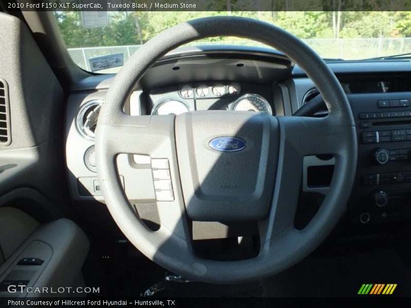 Tuxedo Black / Medium Stone 2010 Ford F150 XLT SuperCab