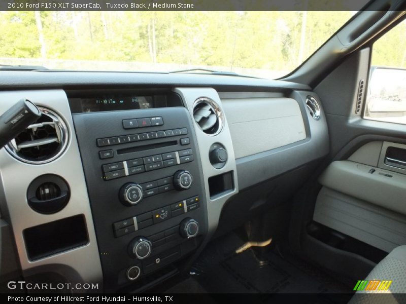 Tuxedo Black / Medium Stone 2010 Ford F150 XLT SuperCab