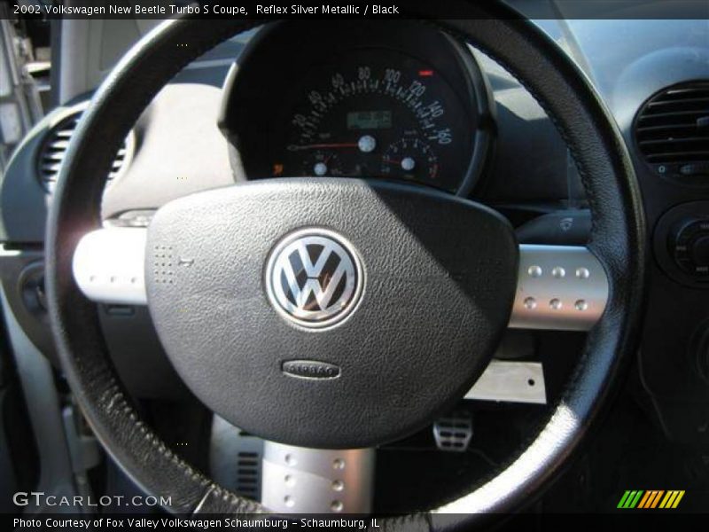 Reflex Silver Metallic / Black 2002 Volkswagen New Beetle Turbo S Coupe