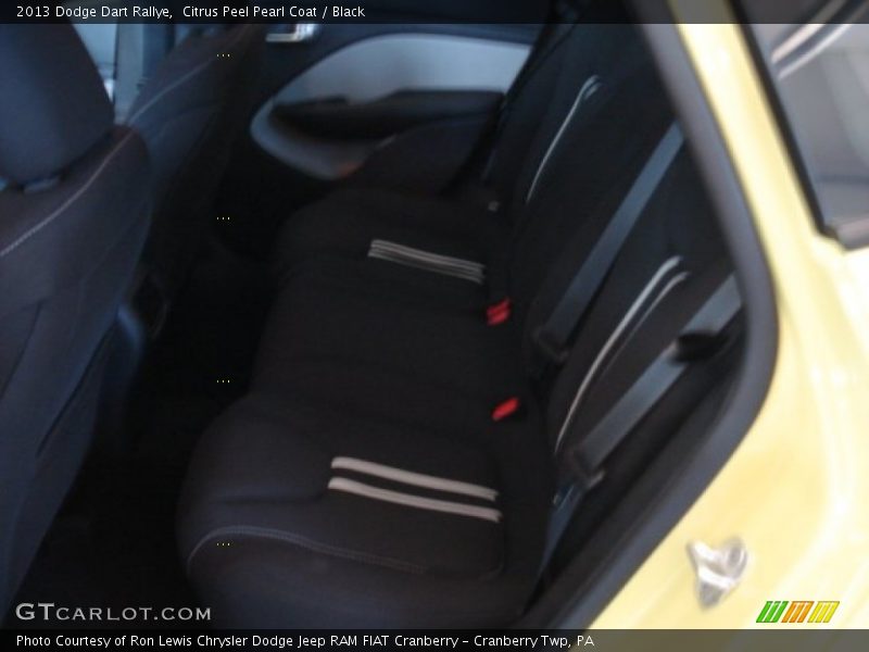 Citrus Peel Pearl Coat / Black 2013 Dodge Dart Rallye
