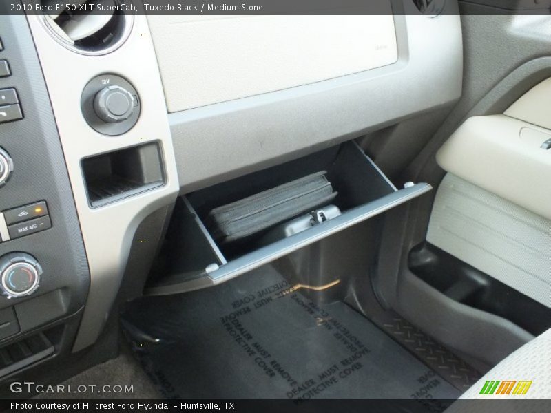 Tuxedo Black / Medium Stone 2010 Ford F150 XLT SuperCab