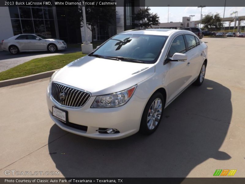 White Diamond Tricoat / Cashmere 2013 Buick LaCrosse FWD