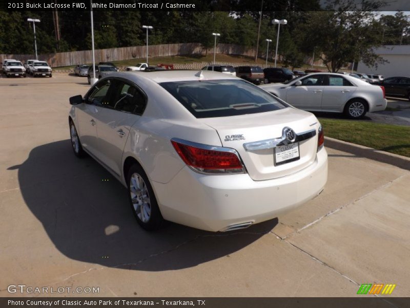 White Diamond Tricoat / Cashmere 2013 Buick LaCrosse FWD