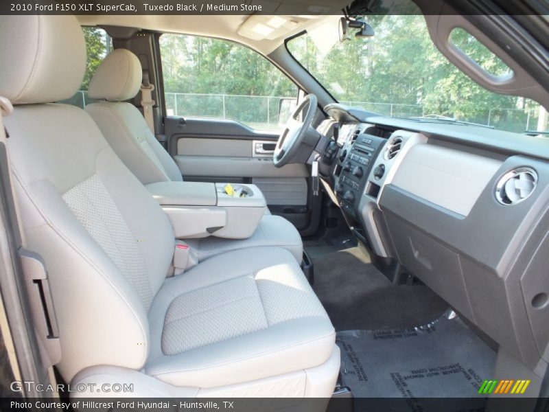 Tuxedo Black / Medium Stone 2010 Ford F150 XLT SuperCab