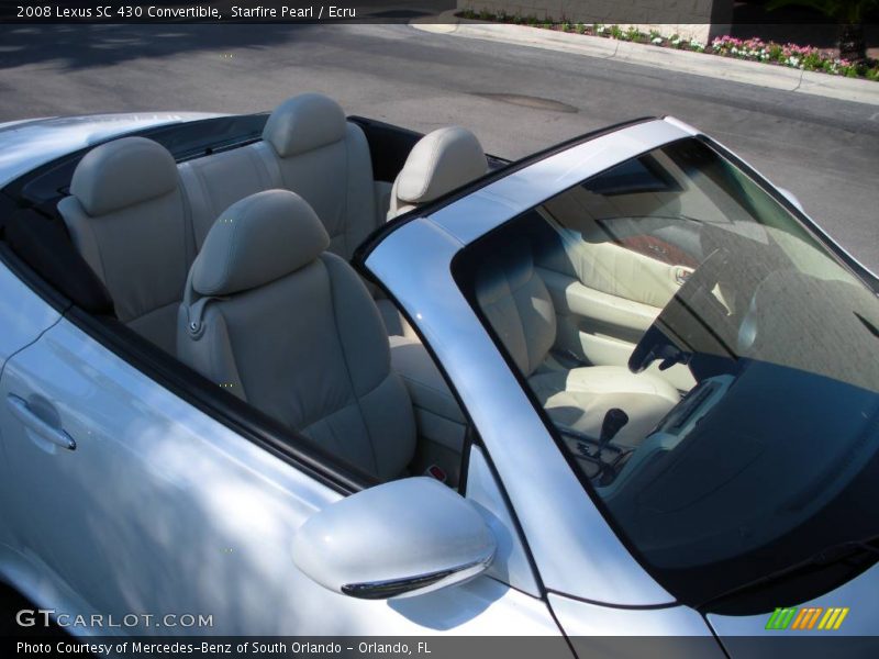 Starfire Pearl / Ecru 2008 Lexus SC 430 Convertible