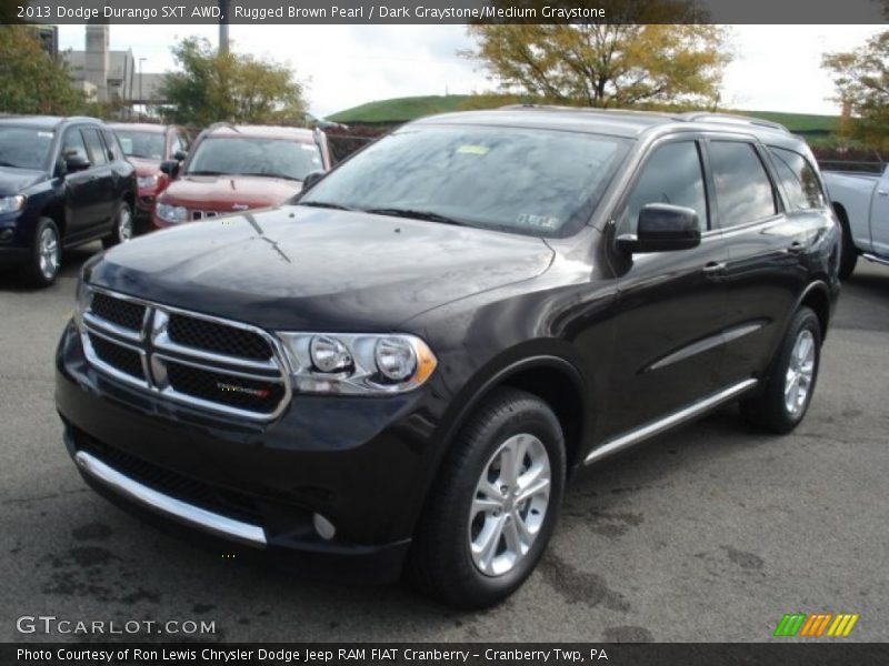 Rugged Brown Pearl / Dark Graystone/Medium Graystone 2013 Dodge Durango SXT AWD