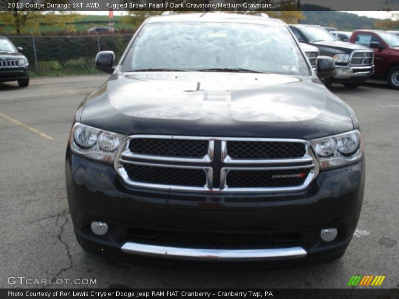 Rugged Brown Pearl / Dark Graystone/Medium Graystone 2013 Dodge Durango SXT AWD