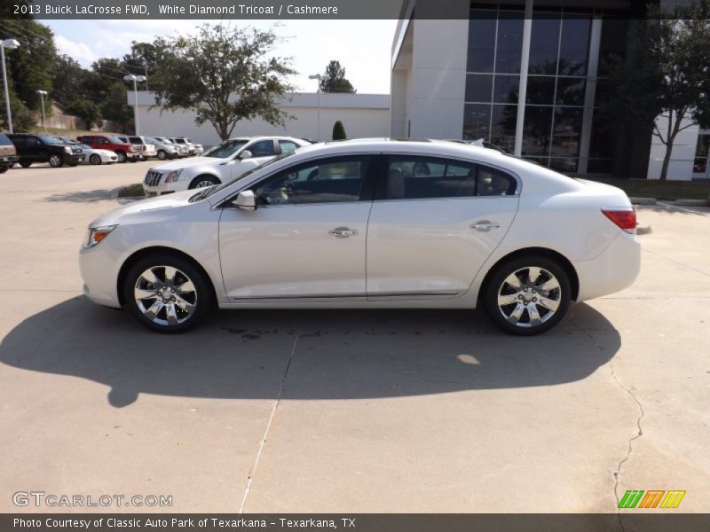 White Diamond Tricoat / Cashmere 2013 Buick LaCrosse FWD