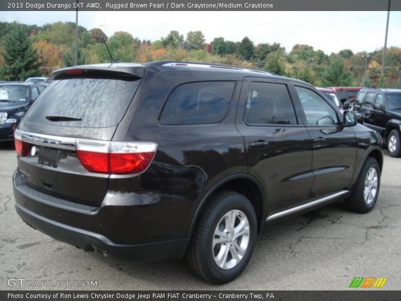 Rugged Brown Pearl / Dark Graystone/Medium Graystone 2013 Dodge Durango SXT AWD