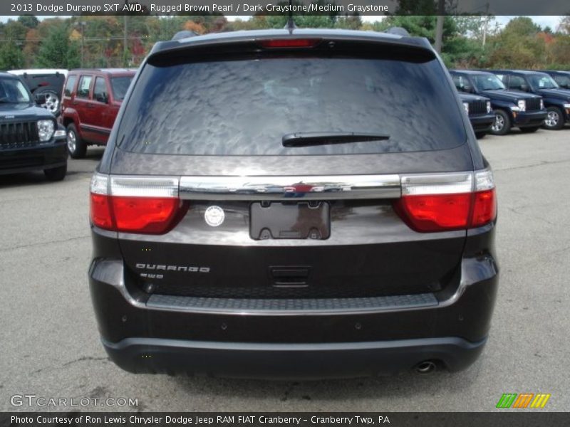 Rugged Brown Pearl / Dark Graystone/Medium Graystone 2013 Dodge Durango SXT AWD