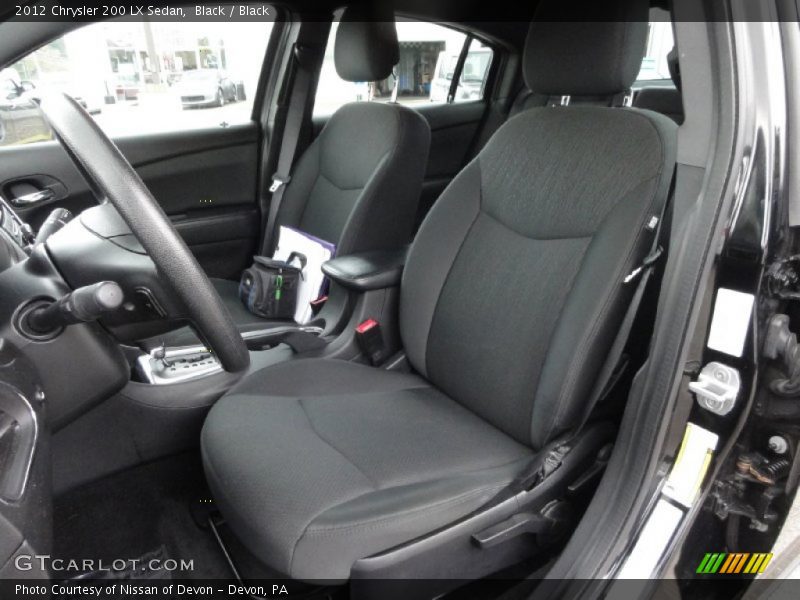 Front Seat of 2012 200 LX Sedan