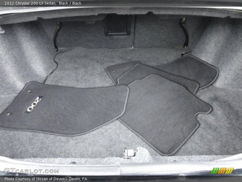  2012 200 LX Sedan Trunk