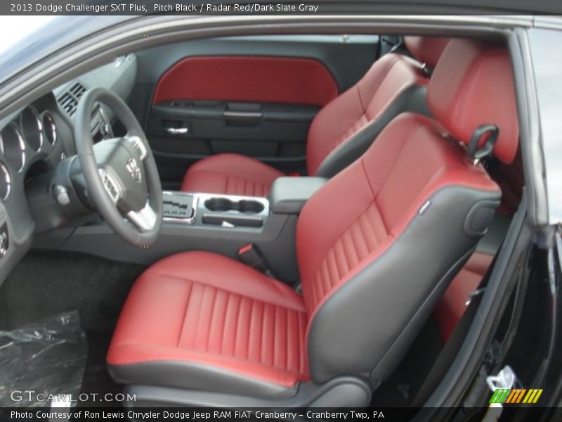 Front Seat of 2013 Challenger SXT Plus