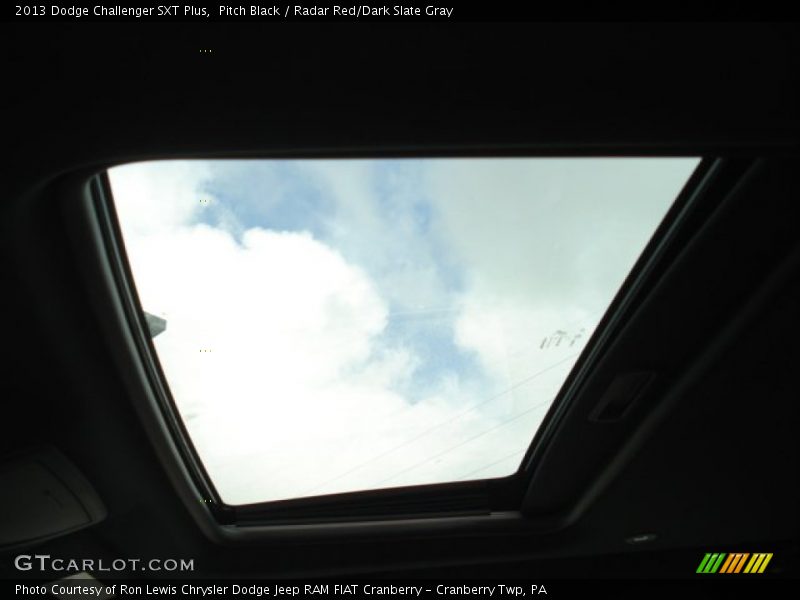 Sunroof of 2013 Challenger SXT Plus