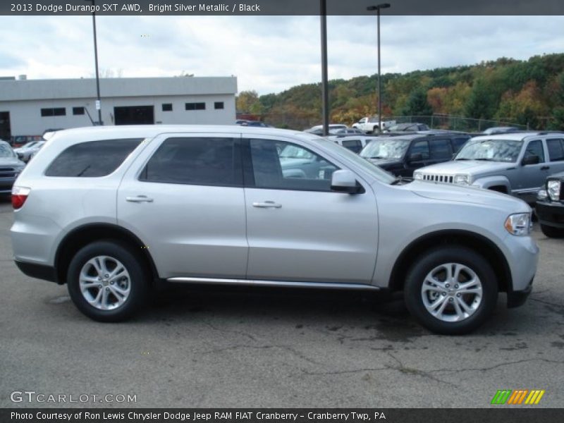Bright Silver Metallic / Black 2013 Dodge Durango SXT AWD