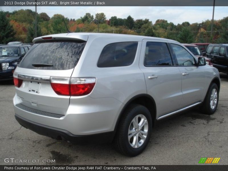 Bright Silver Metallic / Black 2013 Dodge Durango SXT AWD