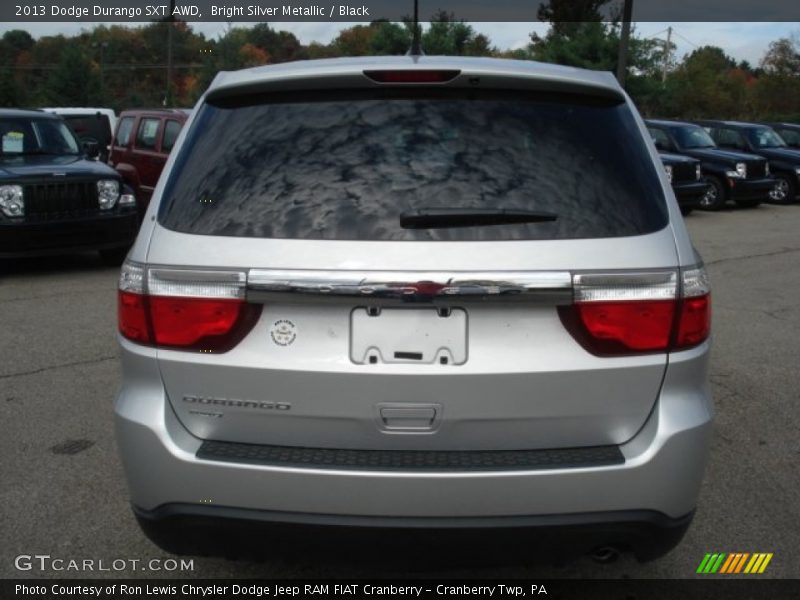 Bright Silver Metallic / Black 2013 Dodge Durango SXT AWD