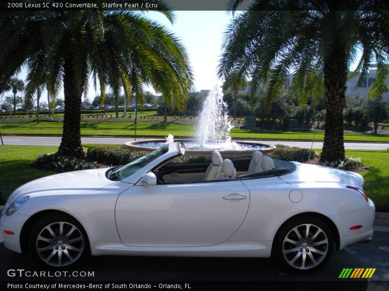 Starfire Pearl / Ecru 2008 Lexus SC 430 Convertible